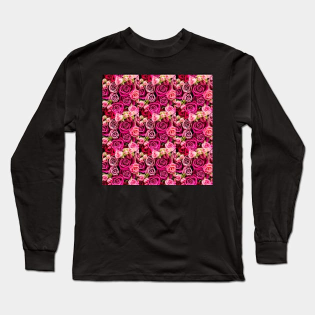 Flowers valentine’s Day Long Sleeve T-Shirt by DJVegasRJ